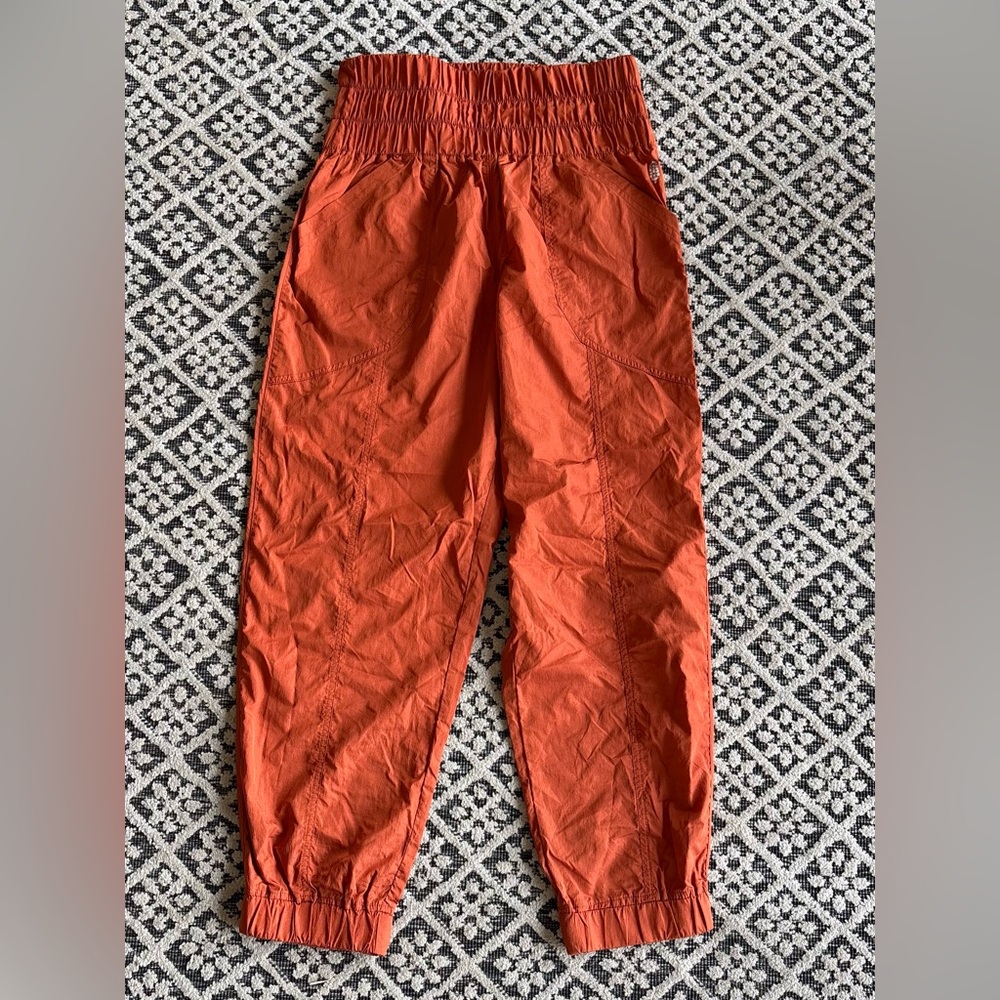 FP Movement by Free People Rust Orange Track Joggers